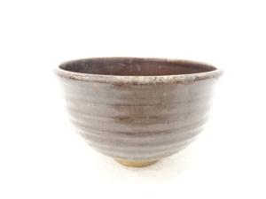 鉄釉　茶碗